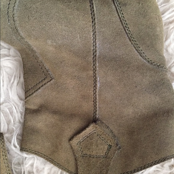 Jeffrey Campbell “Landon” Olive Booties Size 6 - Picture 2 of 8